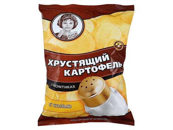 Картофельные чипсы "Девочка" 160 гр. в Электростали
