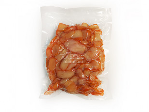 Кальмар филе с перцем (хот тейс)  (ПУТИНА): Осьминог (ломтики из филе кальмара)