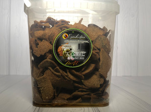 Ряпушка вяленая: Ведро Ржаные гренки с малосольным огурчиком