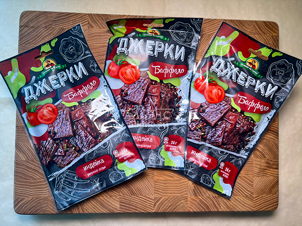 Джерки из индейки "Баффало" 45 гр. в Электростали