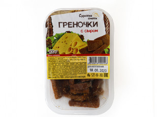 Треска соломка: Сурские гренки со вкусом Сыра (100 гр)