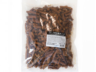 Мясо СЛАЙСЫ из МРАМОРНОЙ ГОВЯДИНЫ с/к (0,5 кг): Деревенские гренки со вкусом Баварские колбаски (Сурские)