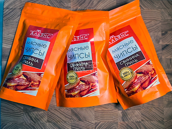 Мясо (АЛЬЯНС) вяленое свинина "Гриль" 50 гр. в Электростали