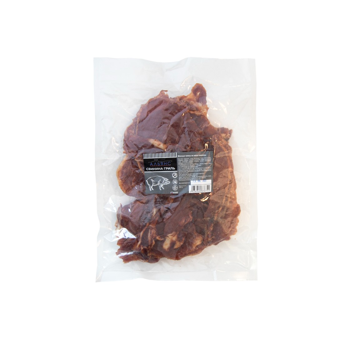 Мясо (АЛЬЯНС) вяленое свинина гриль (500гр) в Электростали