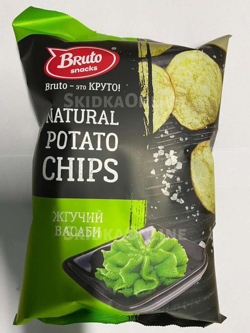 Картофель «Бруто» со вкусом васаби 130 гр. в Электростали